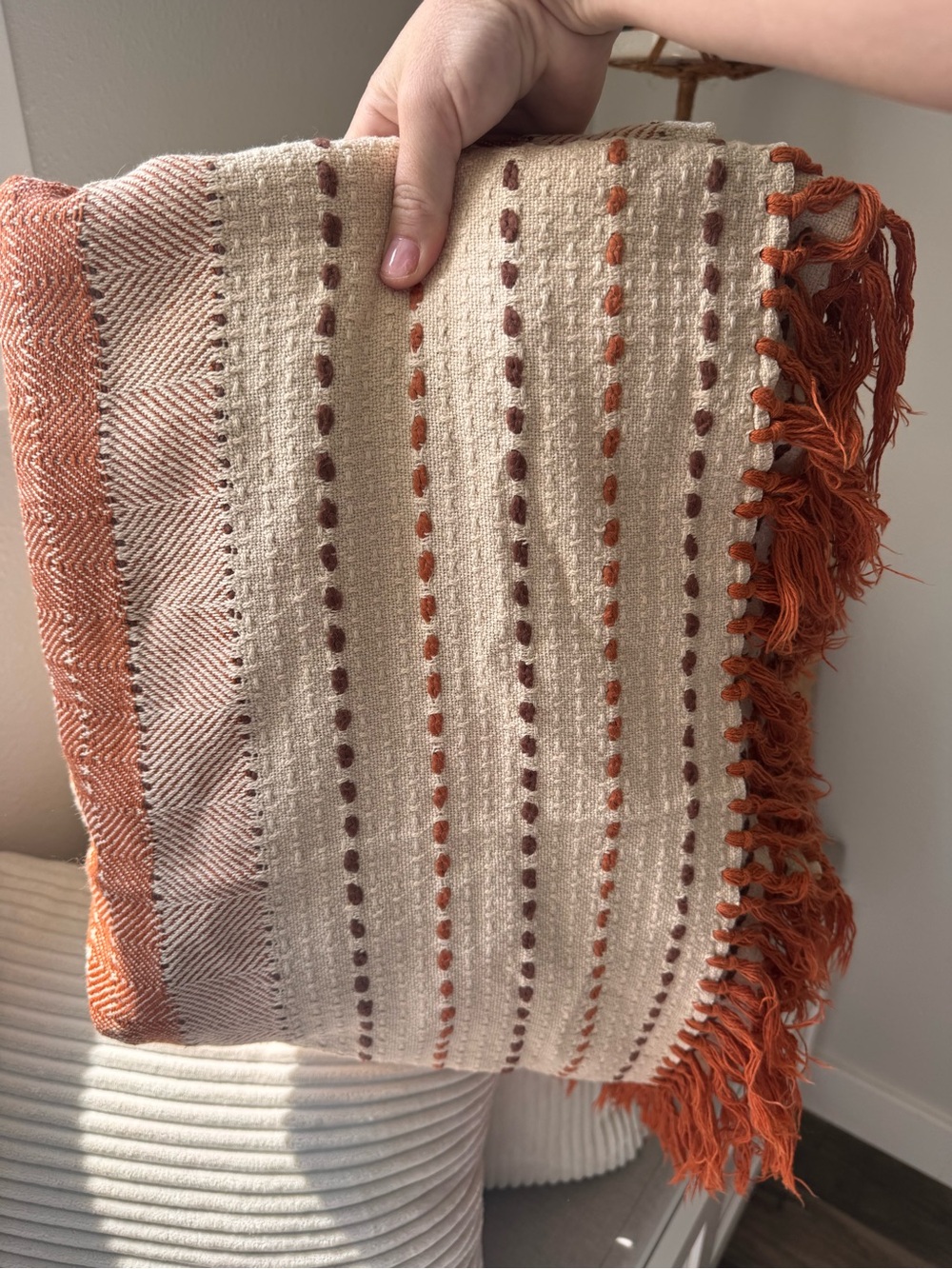 Vintage 1970s Throw Blanket